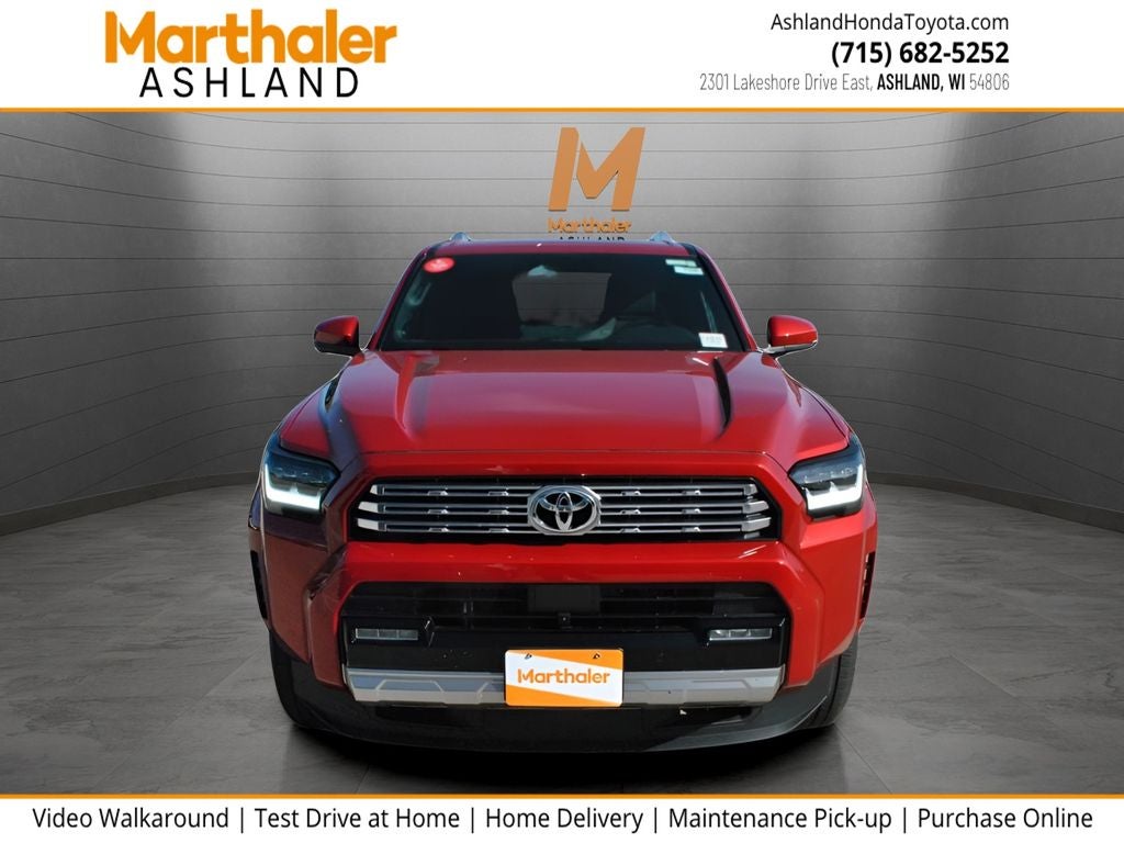 2026 Toyota 4Runner i-FORCE MAX Limited in Supersonic Red — front three-quarter view